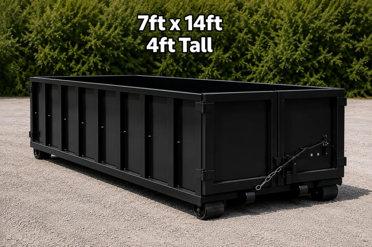 13 yard roll-off dumpster from TrashMob