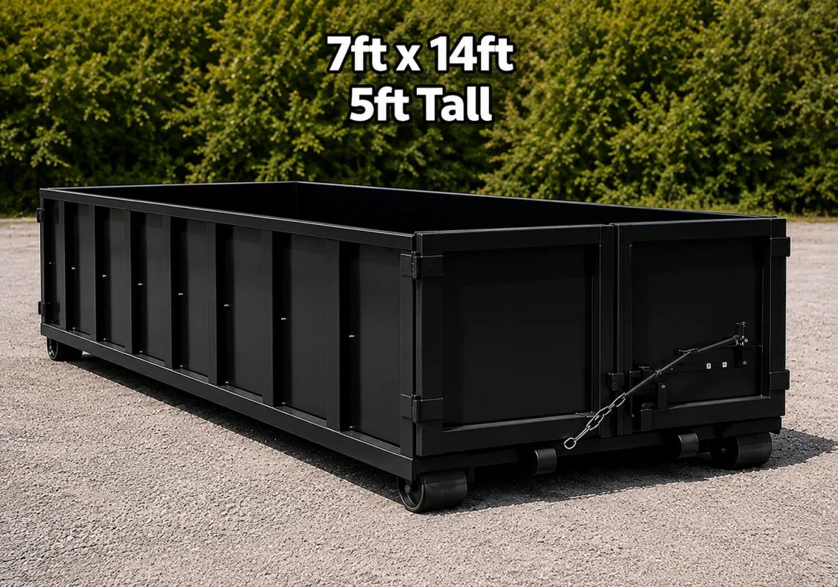 17 yard roll-off dumpster from TrashMob