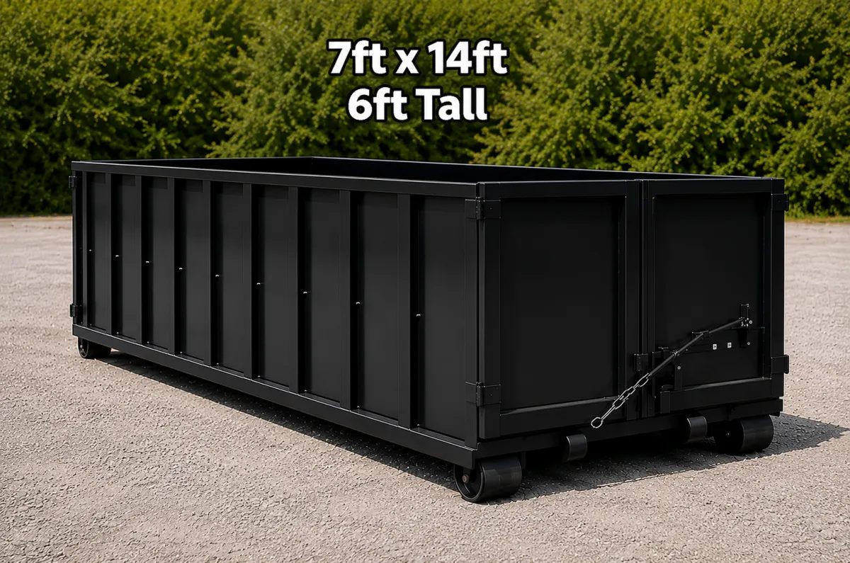 21 yard roll-off dumpster from TrashMob